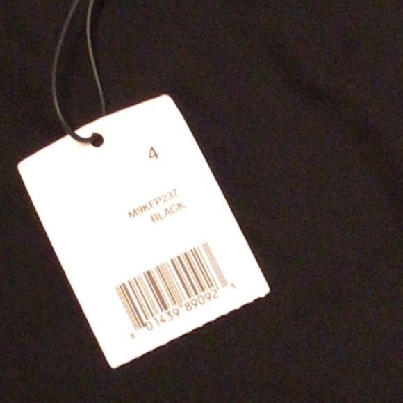 NWT Tahari Black Long Sleeve Wrap Midi Dress - Picture 8 of 9